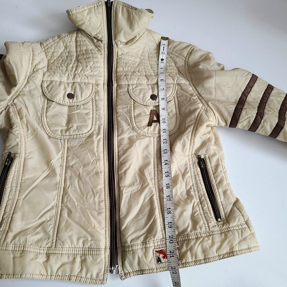 Vintage Styled by Americana 1970s-1980s beige short unisex jacket. - Picture 9 of 9